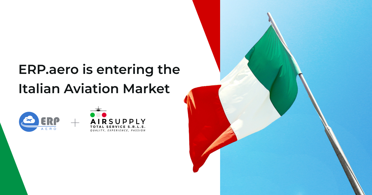 ERP.aero is entering the Italian Market