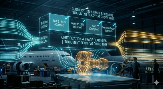 Certification, Trace & Doc Readiness at Quote Time