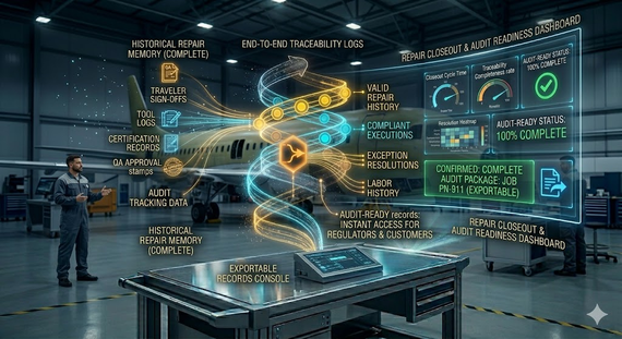 Repair Closeout, Traceability & Audit Readiness